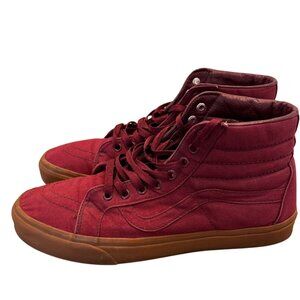 Vans Sk8-Hi Burgundy High-Top Sneakers Mens 11  Skateboarding Shoes